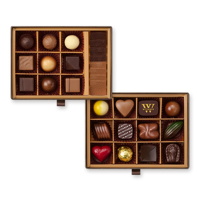 バレンタイン】タブレット（ノワール・ノワゼット） 1枚入